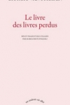n°9</br>LE LIVRE DES LIVRES PERDUS</br>de Giorgio VAN STRATEN