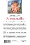 Agnès LEDIG</br>DE TES NOUVELLES